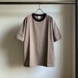 画像1: JACKMAN - Grace T-shirt / Sepia×Black (1)