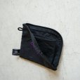 rerer - L shaped zipper multi case (air bag) / Black