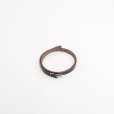 STILL BY HAND - 18mm leather belt  / Black