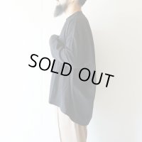 【unisex】alvana - Fade balloon L/S PO / Black