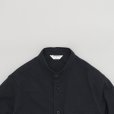 STILL BY HAND - Silk nep twill shirt [SH02253] / Black navy