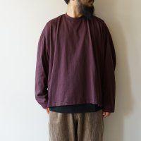 【unisex】alvana - Fade balloon L/S PO / Deep Purple