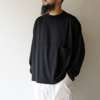 EEL Products - Yururi tee L/S super100s / Black