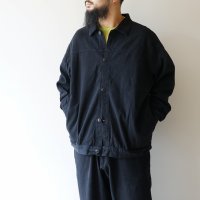 alvana - Natural twill short jacket / Ink Black