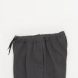 STILL BY HAND - Cotton jersey wide pants [PT08253] / Brown Charcoal