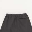STILL BY HAND - Cotton jersey wide pants [PT08253] / Brown Charcoal