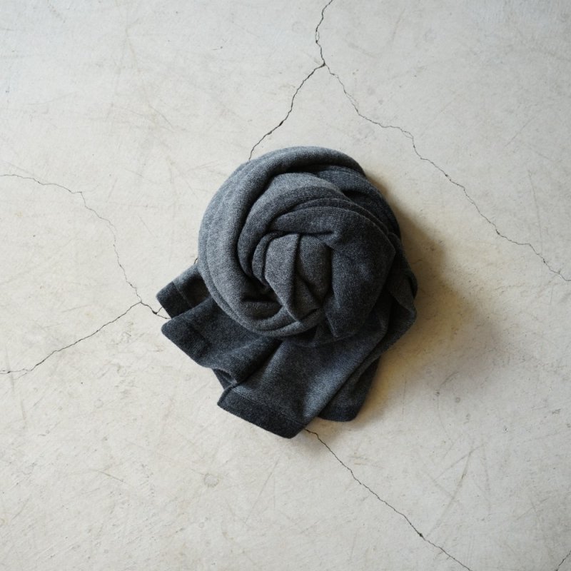 STILL BY HAND - Bicolor stole [GD04253] / Charcoal