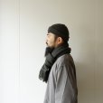 7G Fringe muffler [GD05253] / Melange Khaki