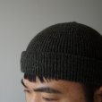 STILL BY HAND - 7G Knit cap [GD06253] / Melange Khaki