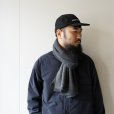 STILL BY HAND - Bicolor stole [GD04253] / Charcoal