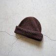 STILL BY HAND - 7G Knit cap [GD06253] / Melange Brown