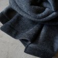 STILL BY HAND - Bicolor stole [GD04253] / Charcoal
