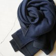 STILL BY HAND - Bicolor stole [GD04253] / Black