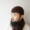 STILL BY HAND - 7G Knit cap [GD06253] / Melange Brown