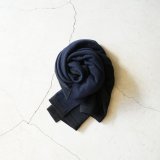 【unisex】STILL BY HAND - Bicolor stole / Black