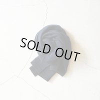 【unisex】STILL BY HAND - Bicolor stole / Black