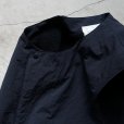 STILL BY HAND - Crewneck boa vest [VE01254] / Black