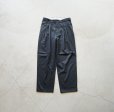 STILL BY HAND - Washable wool 2-tuck pants [PT04254] / Charcoal