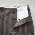 STILL BY HAND - Washable wool 2-tuck pants [PT04254] / Mocha