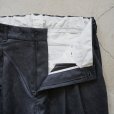 STILL BY HAND - Washable wool 2-tuck pants [PT04254] / Charcoal