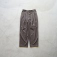 STILL BY HAND - Washable wool 2-tuck pants [PT04254] / Mocha