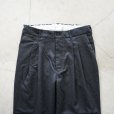 STILL BY HAND - Washable wool 2-tuck pants [PT04254] / Charcoal