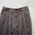 STILL BY HAND - Washable wool 2-tuck pants [PT04254] / Mocha