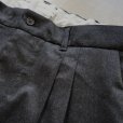 STILL BY HAND - Washable wool 2-tuck pants [PT04254] / Charcoal