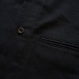 Band collar cotton pique shirt
