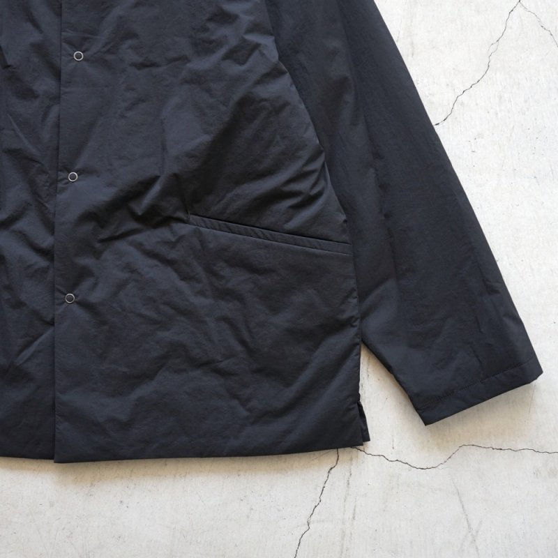 STILL BY HAND - Padded shirt blouson [BL01254] / Black
