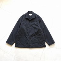 STILL BY HAND - Padded shirt blouson / Black