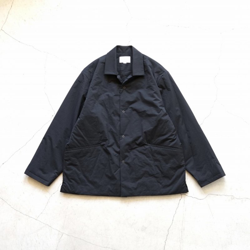 STILL BY HAND - Padded shirt blouson [BL01254] / Black