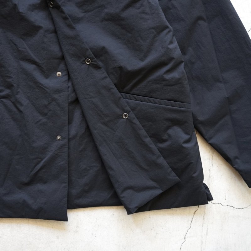 STILL BY HAND - Padded shirt blouson [BL01254] / Black