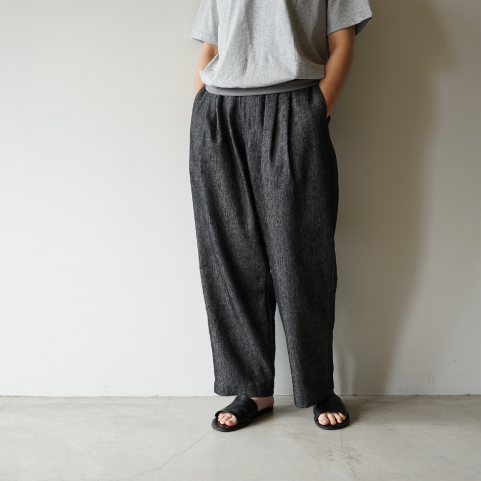 【unisex】ironari - Timer pants [I-25201] / Black