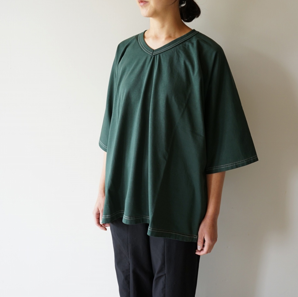 【women's】 ironari - サンカクTEE  / Green