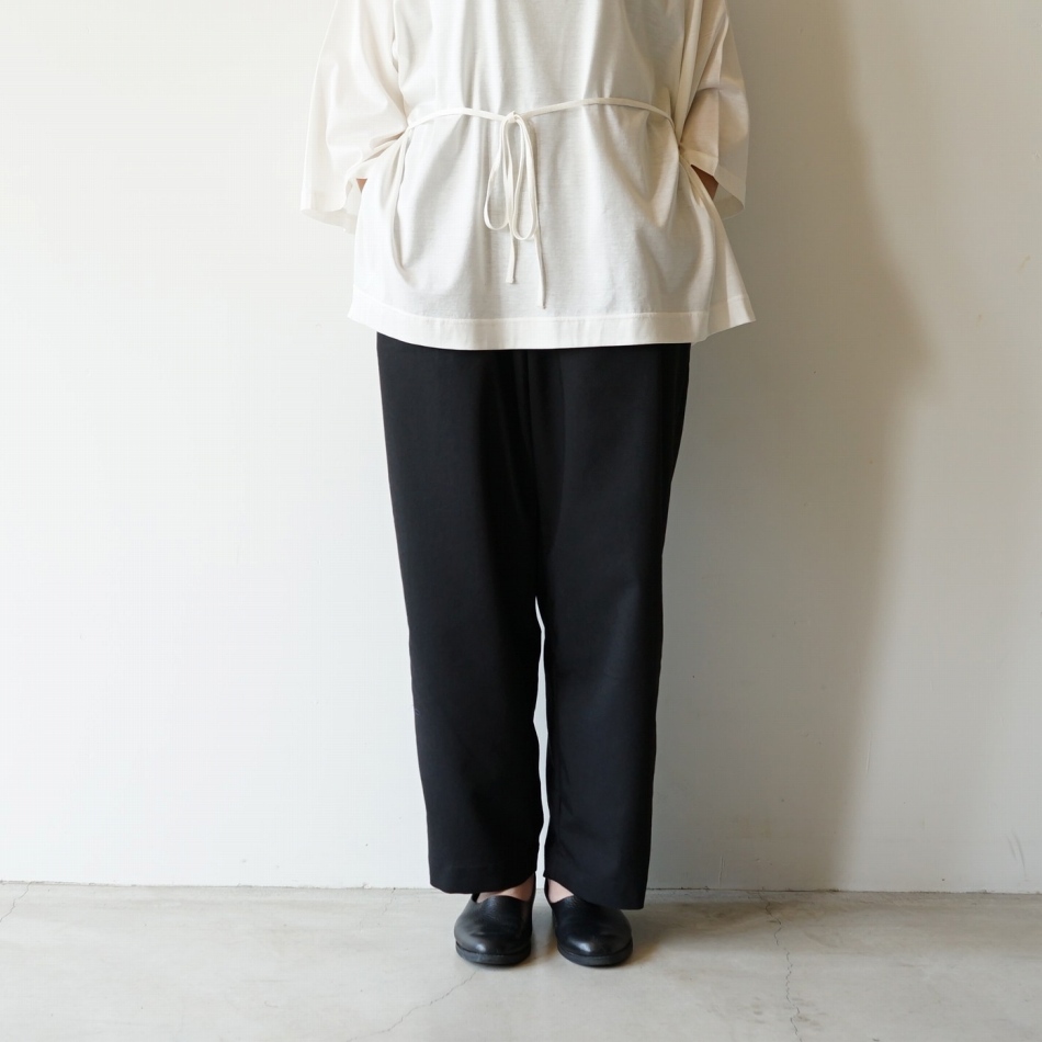 【unisex】ironari - Tera pants / Black
