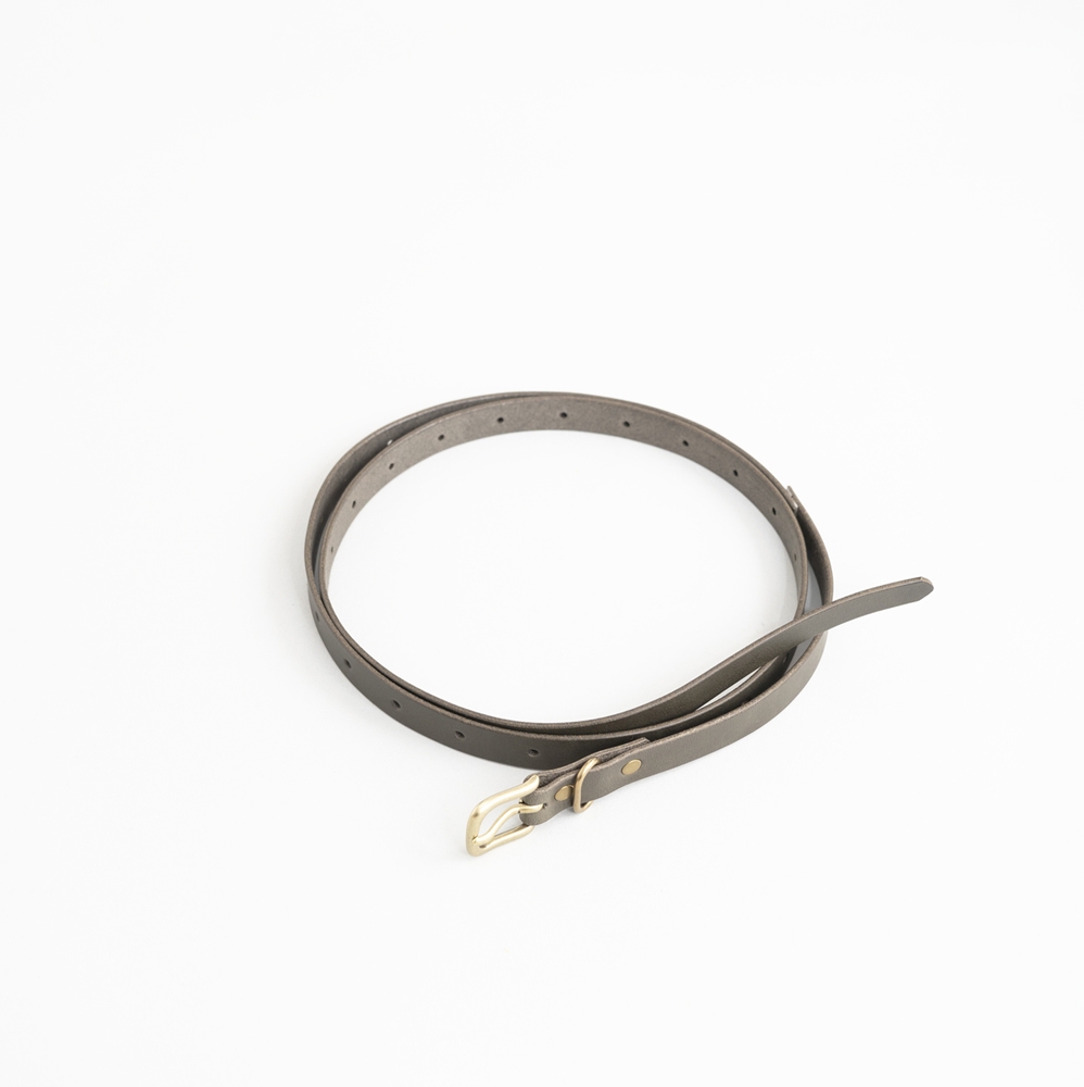 STILL BY HAND - Narrow belt / Dark Olive
