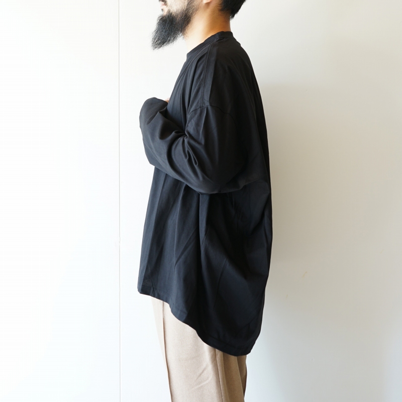 【unisex】alvana - Fade balloon L/S PO / Black