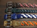 画像: ANGLO LEATHERCRAFT - BRAIDED BELT