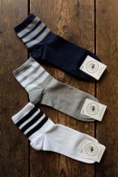 画像: LOCAL ROOTS - LINE SHORT SOCKS