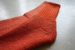 decka - HEAVYWEIGHT PILE SOCKS (SHORT LENGTH) Orange