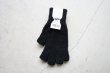 decka - FINGERLESS GLOVES ALPACA Black