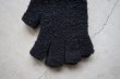 decka - FINGERLESS GLOVES ALPACA Black