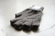 decka - FINGERLESS GLOVES ALPACA Gray