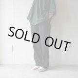 画像: 【women's】STILL BY HAND WM - ポリエステルイージーパンツ Black Navy