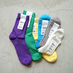 画像: decka - SMOOTH PILE SOCKS