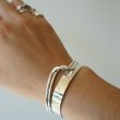 MEXICANJEWELRY - TAXCO SILVER BANGLE 925"curve"