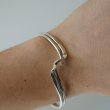 MEXICANJEWELRY - TAXCO SILVER BANGLE 925"curve"