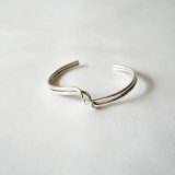 画像: MEXICAN JEWELRY - TAXCO SILVER BANGLE 925 "curve"