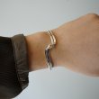 MEXICANJEWELRY - TAXCO SILVER BANGLE 925"curve"